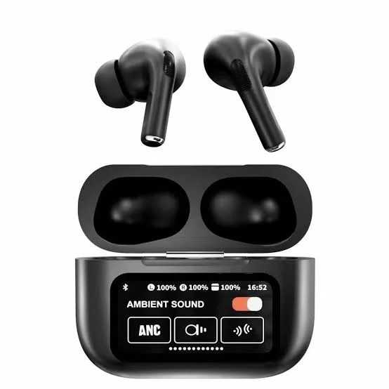 A9 Pro Wireless Earbuds Black Bluetooth 5.3 HD Stereo Sound TWS